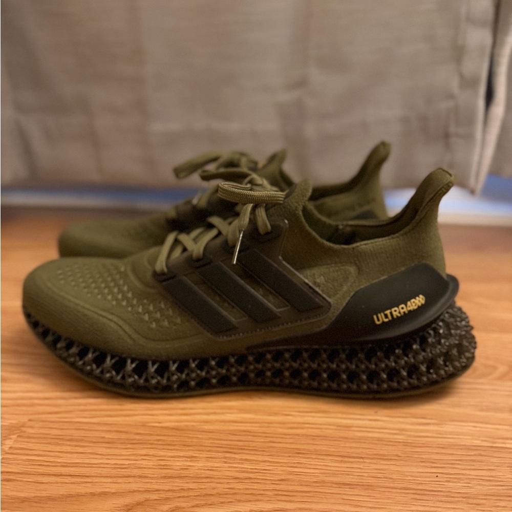 Adidas Ultra 4D Men's Green Sneakers